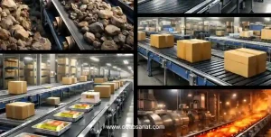 عکس داخل مقاله نوار نقاله چیست؟ معرفی انواع، کاربردها و اجزای آن در صنعت