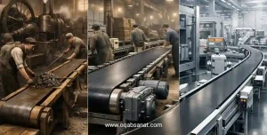 عکس داخل مقاله نوار نقاله چیست؟ معرفی انواع، کاربردها و اجزای آن در صنعت 